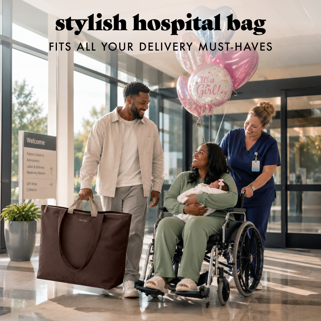 All The Things XL Travel Tote Bag, Chocolate Brown