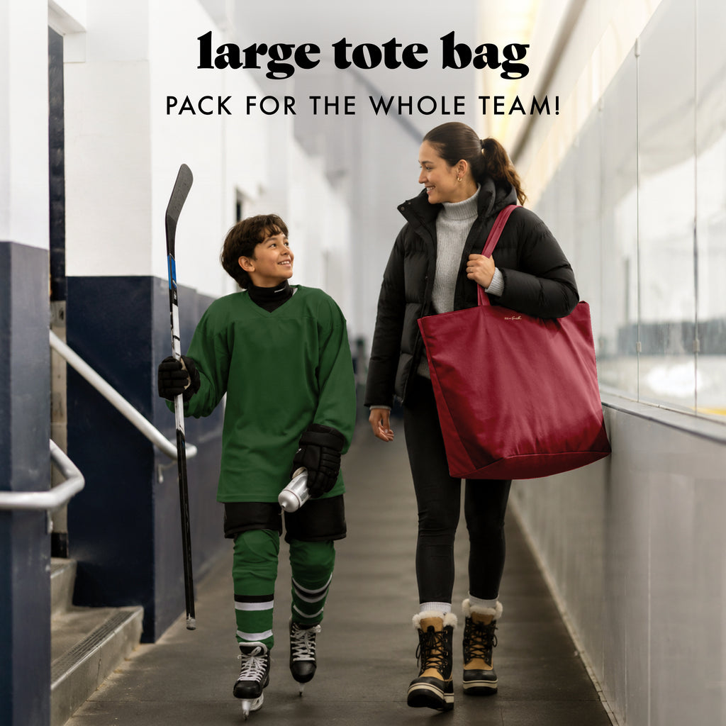 All The Things XL Travel Tote Bag, Cranberry
