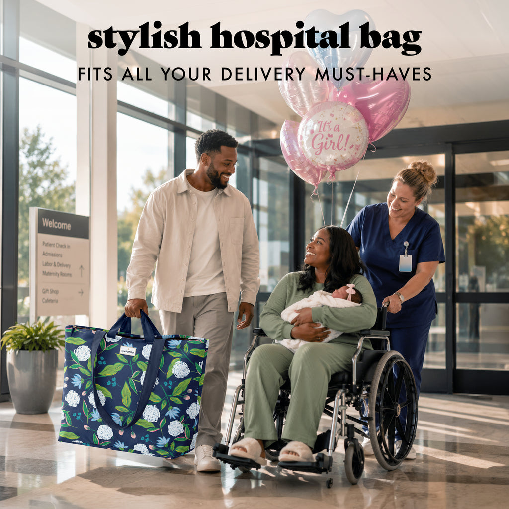 All The Things XL Travel Tote Bag, Hydrangeas
