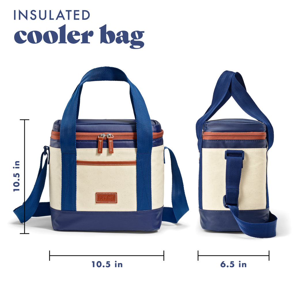 Benson 12-Can Soft Cooler Bag, Deluxe Canvas
