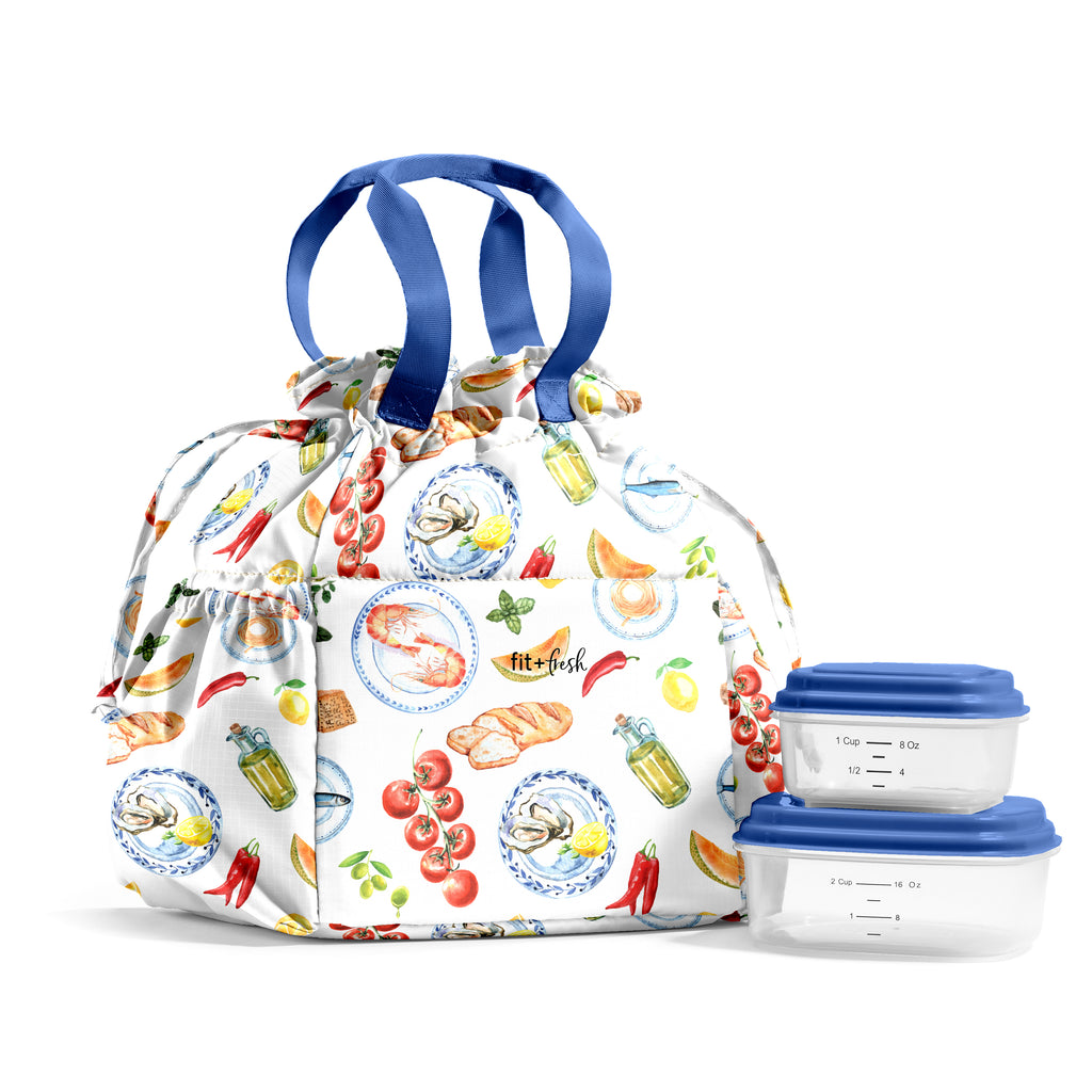 Cromwell Cinch Lunch Tote with Lunch Kit, Al Fresco