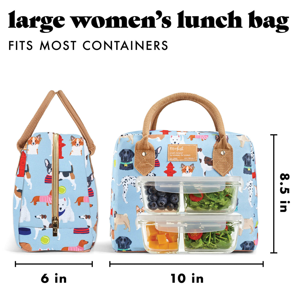 Bloomington Lunch Bag with Lunch Kit, Dog Breeds