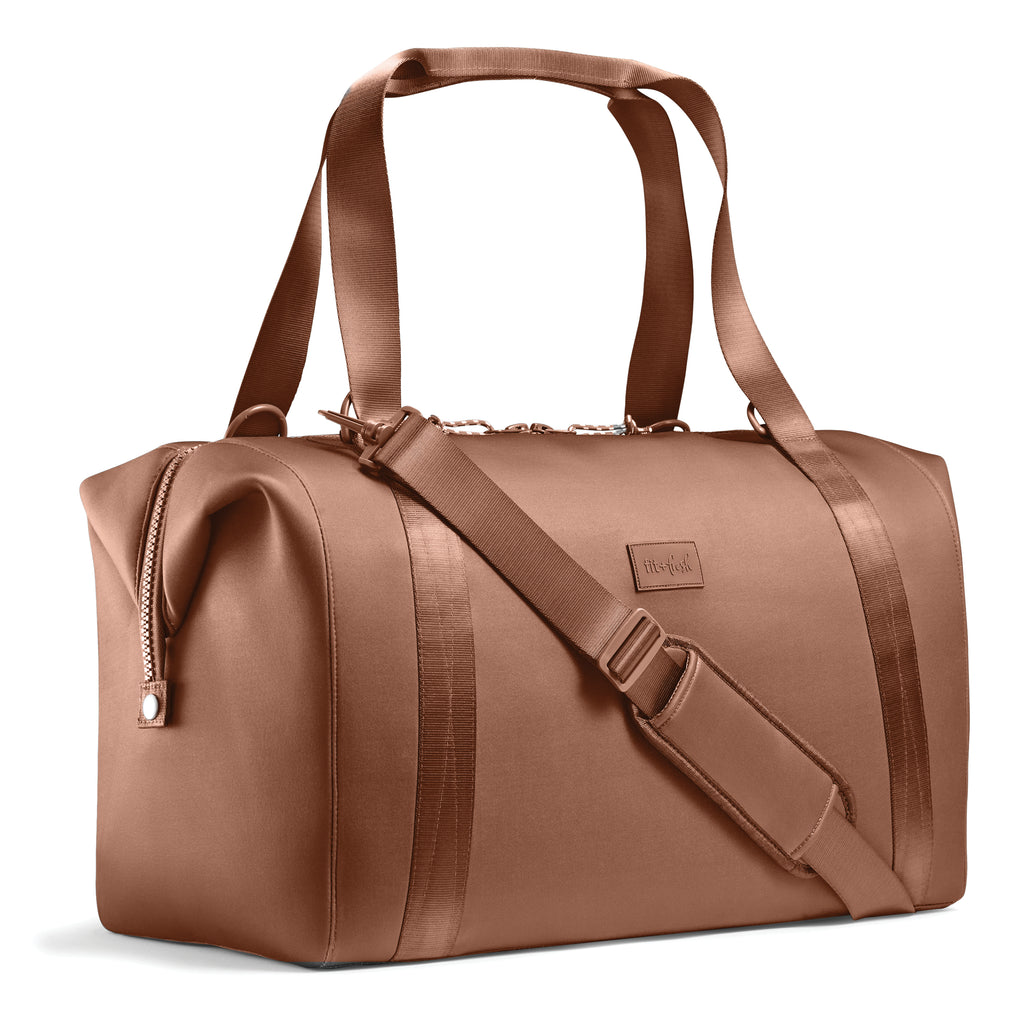 Neoprene Adult Travel Duffel, Camel