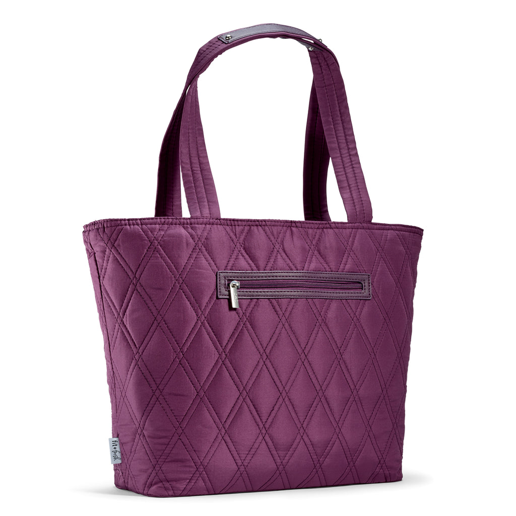 Metro Tote 2-in-1 Work Lunch Bag, Plum
