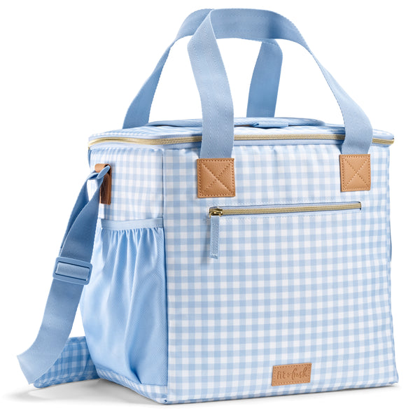 Regatta 24-Can Soft Cooler, Blue Gingham