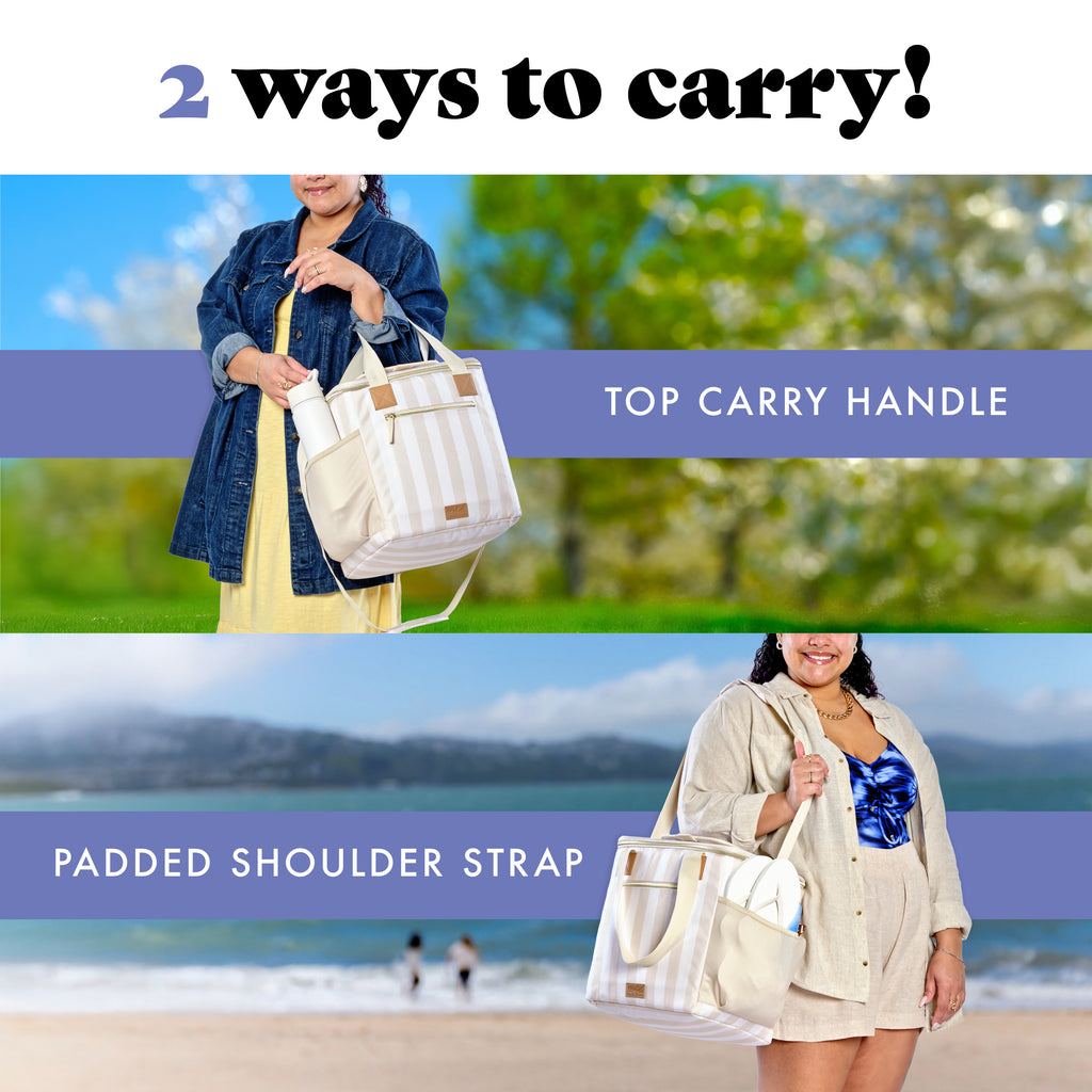 Regatta 24-Can Soft Cooler, Pina Colada Stripe