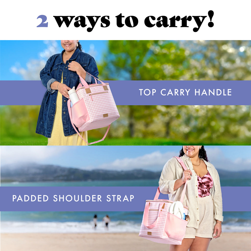Regatta 24-Can Soft Cooler, Pink Gingham