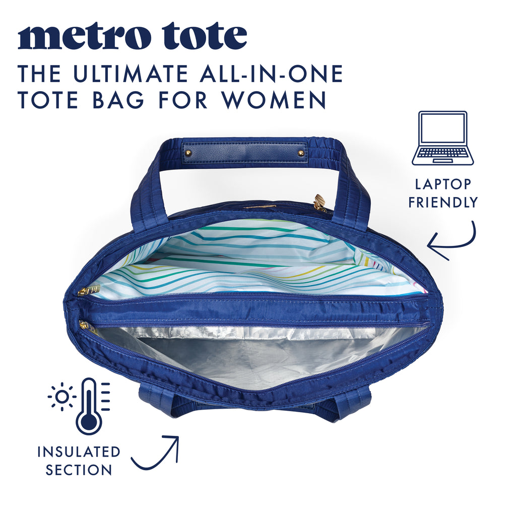 Metro Tote 2-in-1 Work Lunch Bag, Simplified