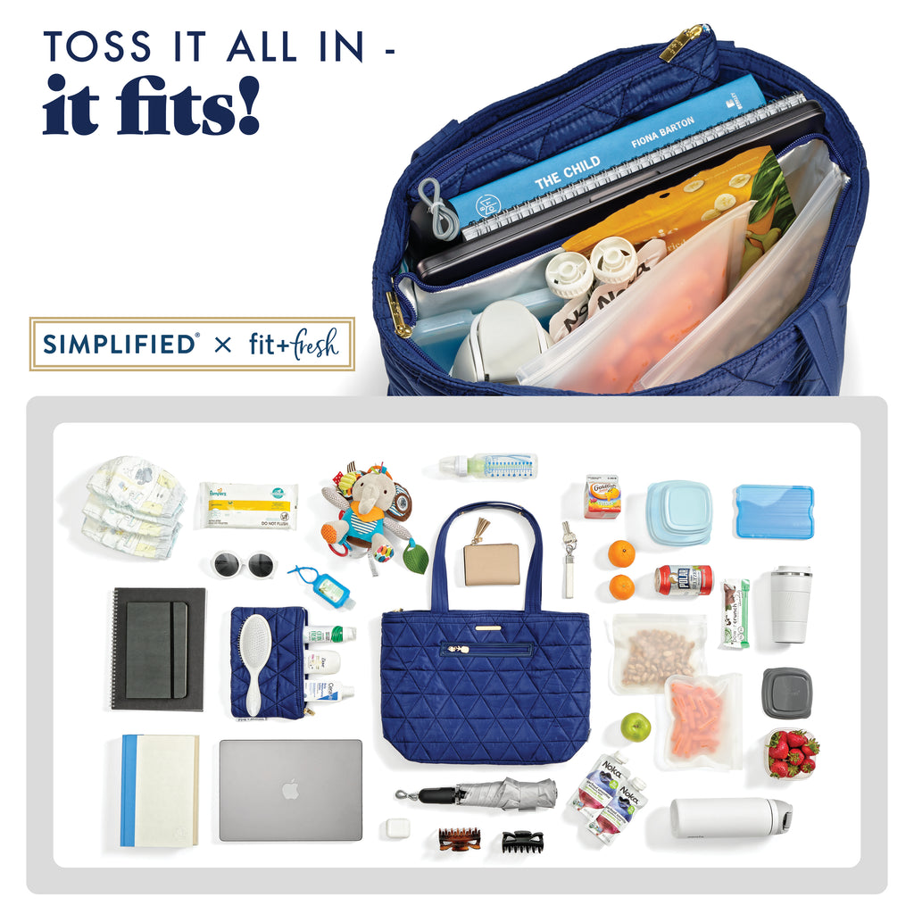 Metro Tote 2-in-1 Work Lunch Bag, Simplified
