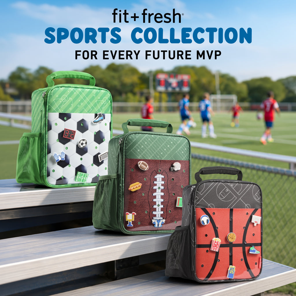 Charm Kids Lunch Bag with 6 Charms, Football