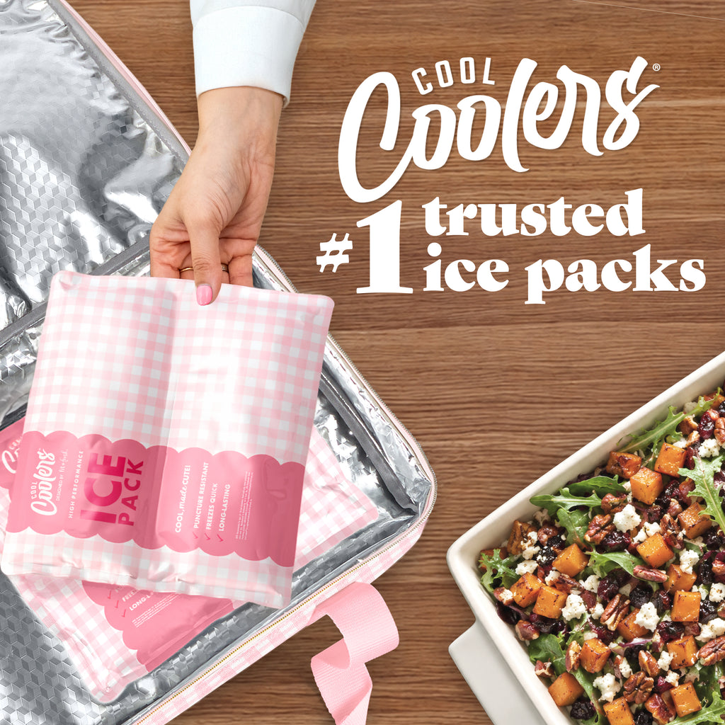 Cool Coolers XXL High Performance Cooler Ice, Pink Gingham
